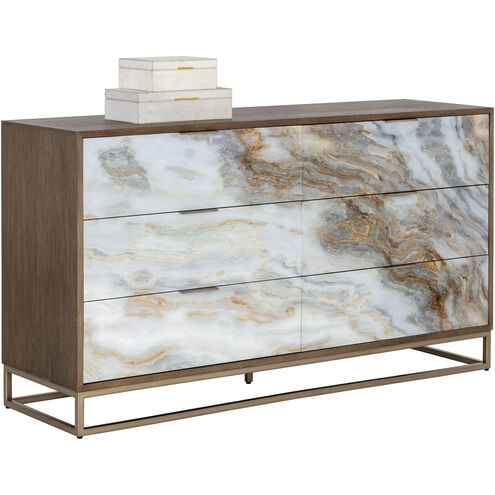 Fuentes Brown / Brass Dresser